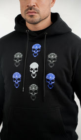 Amico Seven Skull Hoodie